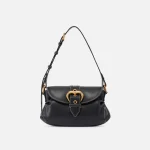 JOLENE MINI SHOULDER BAG WITH METAL STRAP PINKO