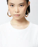 BUSSOLOTTO T-SHIRT WITH LOGO PINKO - Image 4