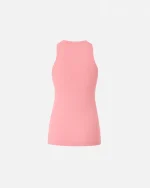 RIBBED VEST TOP WITH BIRDS LOGO PINKO - Image 3
