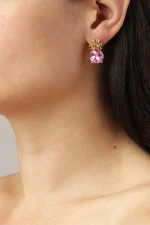 BECKIA LIGHT ROSE PEACH EARRINGS DYRBERG/KERN - Image 2