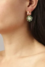 POPPY LIGHT GREEN EARRINGS DYRBERG/KERN - Image 2