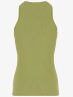 RIBBED VEST WITH LOGO PINKO - Image 2