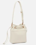 SECCHIELLO MINI BUCKET LEATHER BAG PINKO - Image 2