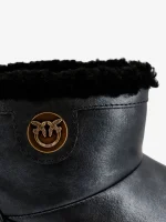 YOKO LEATHER ANKLE BOOTS PINKO - Image 5