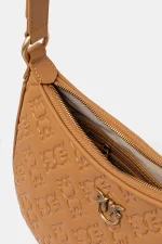 MINI HALF MOON BAG WITH LOGO PINKO - Image 4