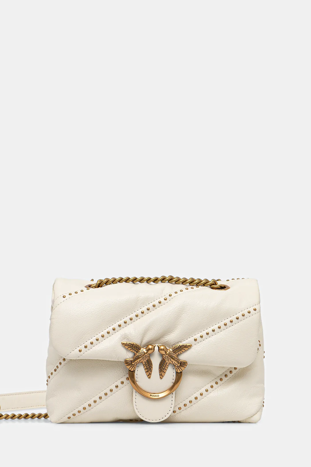 SS25-TOD0CD-01A_F1 (1) MINI LOVE PUFF SHINY BAG PINKO - Image 1