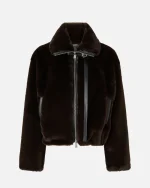 FAUX ESTEBANA BLOUSON JACKET PINKO - Image 6