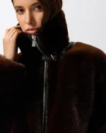 FAUX ESTEBANA BLOUSON JACKET PINKO - Image 4