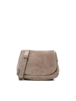 SUEDE LEATHER SHOULDER BAG COCCINELLE