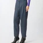 BALLOON PANTS MADE OF THICK WOOL FABRIC PINKO