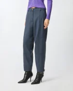 BALLOON PANTS MADE OF THICK WOOL FABRIC PINKO - Image 3