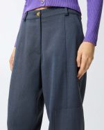 BALLOON PANTS MADE OF THICK WOOL FABRIC PINKO - Image 4