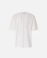 T-SHIRT WITH JEWEL STRIPES PINKO - Image 6