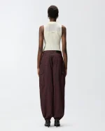 KNITTED SLEEVELESS POLO SHIRT WITH RIB KNIT PINKO - Image 3