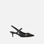 SLINGBACK HEELS WITH STRAPS AND DECORATIONS PINKO