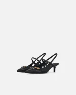 SLINGBACK HEELS WITH STRAPS AND DECORATIONS PINKO - Image 5