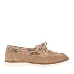 LEATHER SLIP-ON LOAFERS PINKO