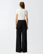 JEAN WITH LACE STRIP ON THE SIDES PINKO - Image 4