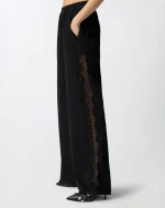 JEAN WITH LACE STRIP ON THE SIDES PINKO - Image 5