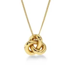 INFINITY KNOT NECKLACE L GOLD EDBLAD
