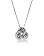 INFINITY KNOT NECKLACE L SIVLER EDBLAD