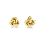 INFINITY KNOT STUDS S GOLD EDBLAD
