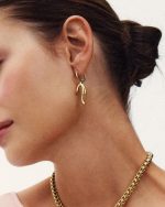 LACE HOOPS GOLD EDBLAD - Image 2