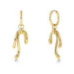 LACE HOOPS GOLD EDBLAD