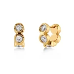 OCEAN GEM HOOPS GOLD EDBLAD