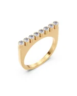 TWIGGY RING CZ GOLD EDBLAD