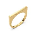 TWIGGY RING STEEL GOLD EDBLAD