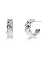 TWIST HOOPS S SILVER EDBLAD
