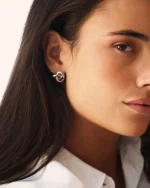 INFINITY KNOT STUDS L SILVER EDBLAD - Image 2