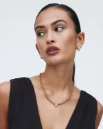 OCEAN GEM HOOPS GOLD EDBLAD - Image 3