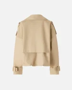 TRISCIA TRENCH SHORT DOUBLE-BREASTED COAT PINKO - Image 6
