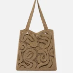 CROCHET SHOPPER BAG PINKO