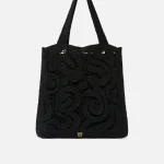 CROCHET SHOPPER BAG PINKO