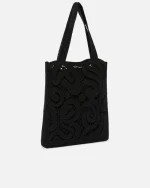 CROCHET SHOPPER BAG PINKO - Image 2