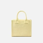 BEACH SHOPPER MINI RAFIA BAG PINKO