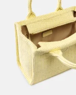 BEACH SHOPPER MINI RAFIA BAG PINKO - Image 4