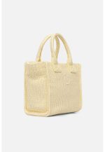 BEACH MINI SHOPPER RAFIA PINKO - Image 2