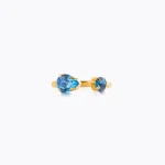 AMELIA RING RECREATED ICE BLUE