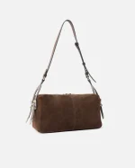 24 CLASSIC KEEPER SUEDE BAG PINKO - Image 2