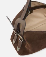 24 CLASSIC KEEPER SUEDE BAG PINKO - Image 4