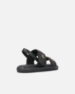 FIONA NAPPA LEATHER SANDALS WITH METALLIC DETAILS PINKO - Image 5