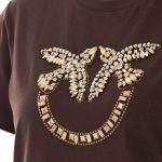 T-SHIRT QUENTIN LOVE BIRDS PINKO - Image 3