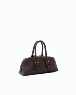 ESCAPE BOWLING BAG HORIZONTAL SHEEP BIG FULL GRAIN LEATHER PINKO - Image 2