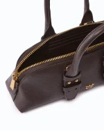 ESCAPE BOWLING BAG HORIZONTAL SHEEP BIG FULL GRAIN LEATHER PINKO - Image 4