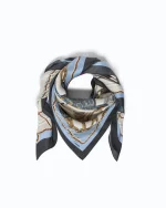 LIMBO FOULARD TWILL STAMPA BORSE MULTIBLUE PINKO