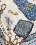 LIMBO FOULARD TWILL STAMPA BORSE MULTIBLUE PINKO - Image 3
